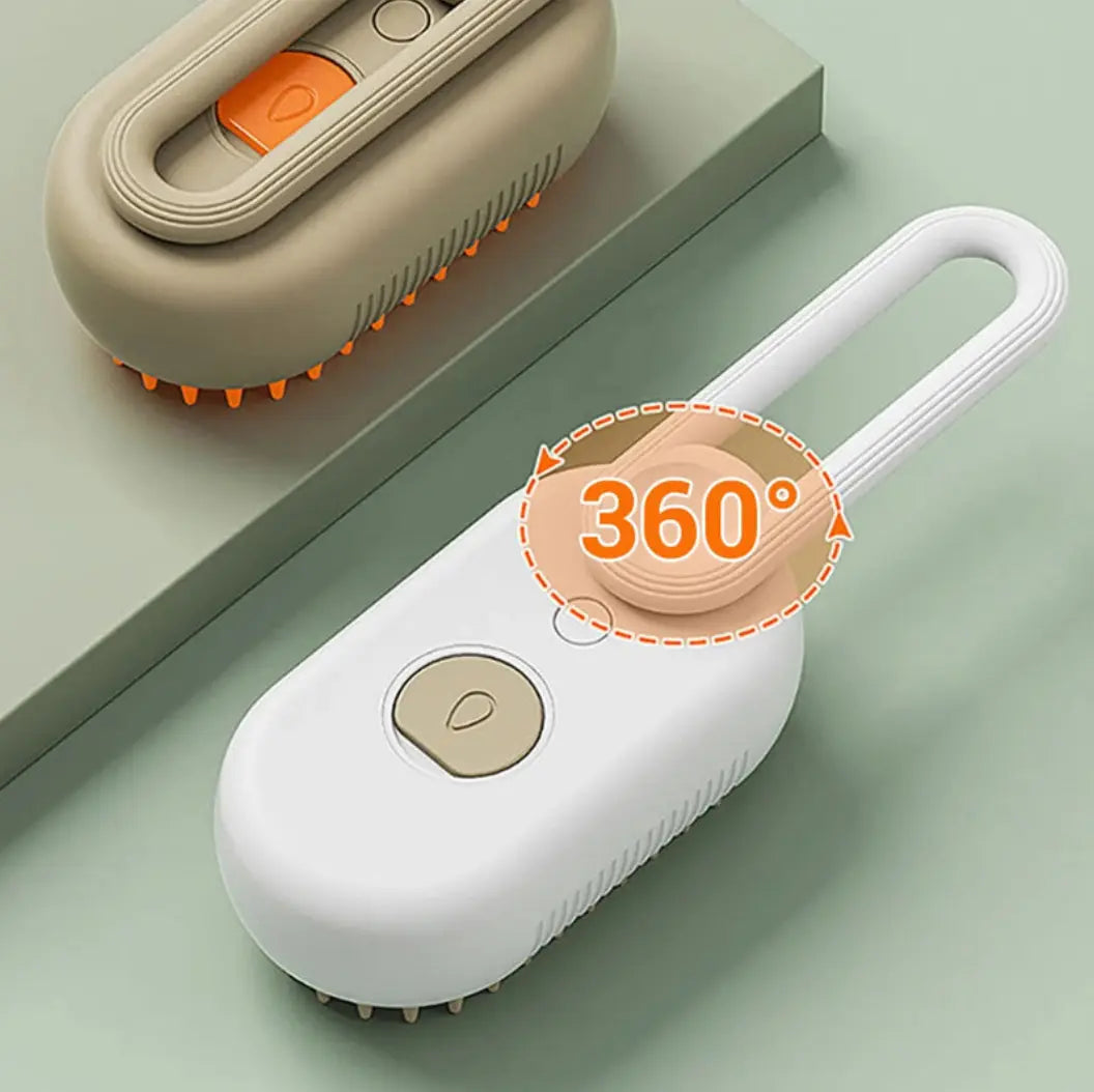 Brosse à vapeur compacte avec rotation 360 degrés.